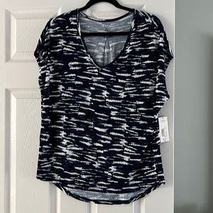 Ana American Navy Waves Top